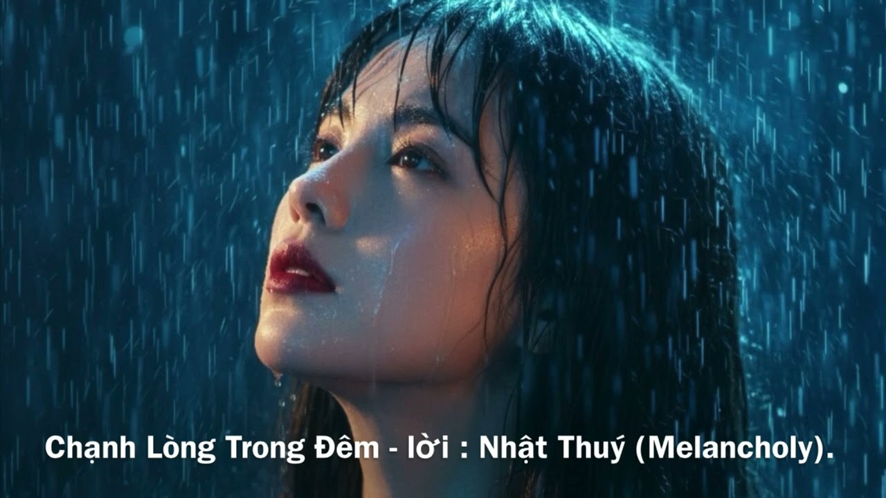 Đừng để em lạc loài đêm nay, tiếng mưa rơi như khúc nhạc lòng em, làm chạnh lòng người thiếu phụ…