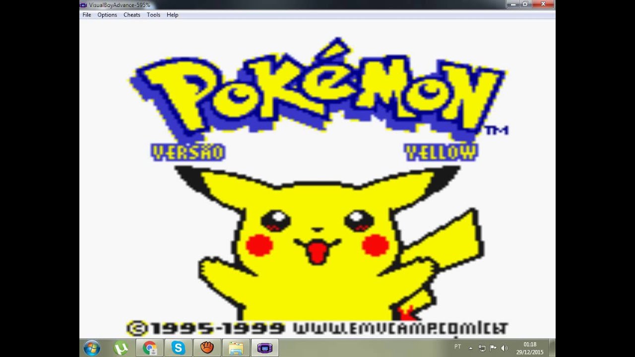 How to download Pokemon yellow Emulator - Visual Boy Advance - PC - (With  Links) 