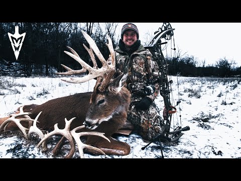 Deer Hunting A Missouri Giant In Subzero Cold, Creating The Perfect ALL SEASON Bow Hunting Location