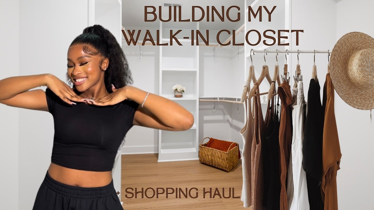 Building my Walk-in Closet Pt.1 | Shopping Haul