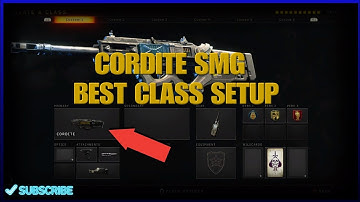 CORDITE BEST CLASS SETUP! (Black Ops 4 Best Class Setup)
