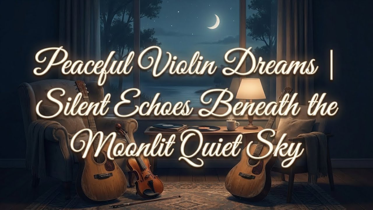 Peaceful Violin Dreams | Silent Echoes Beneath the Moonlit Quiet Sky