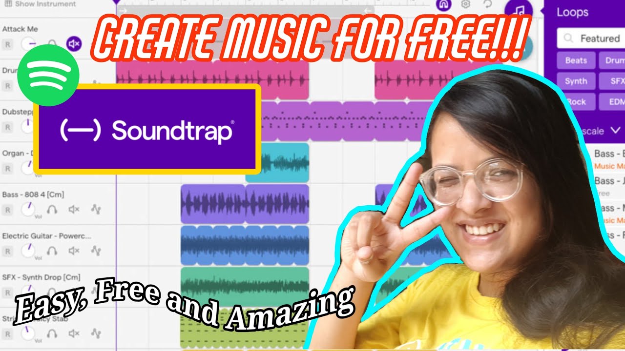 SOUNDTRAP from Spotify How to Make music Quick and Easily EDM, Lofi