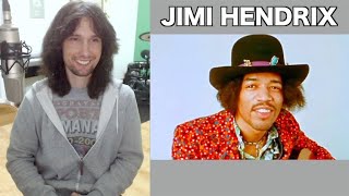 British guitarist analyses Jimi Hendrix playing an acoustic guitar or 2!