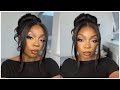 *NEW* Realistic 4c Kinky Edge 360 Frontal Wig First Impressions, Install &amp; Updo ft ILikeHair