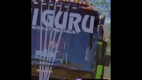 Jai Guru bus😍❤️👌🌹🌹🌹