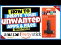 How to Delete Unwanted Apps & Files On The Amazon 4k Firestick