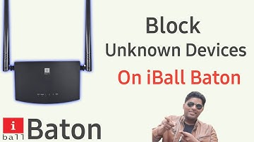 How To Block or Allow Someone From Your WiFi Internet in Hindi I i-Ball Router I Bandwidth Control