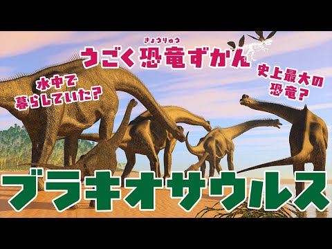 【恐竜】恐竜図鑑〜ブラキオサウルス〜