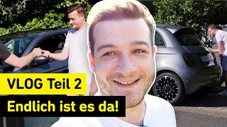 Er ist da! | Übergabe und Spritztour mit dem Fiat 500 Elektro – präsentiert von Yello