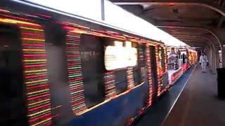 CTA Holiday Train arrives UIC-Halsted
