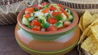Spicy Cucumber Pico De Gallo Recipe
