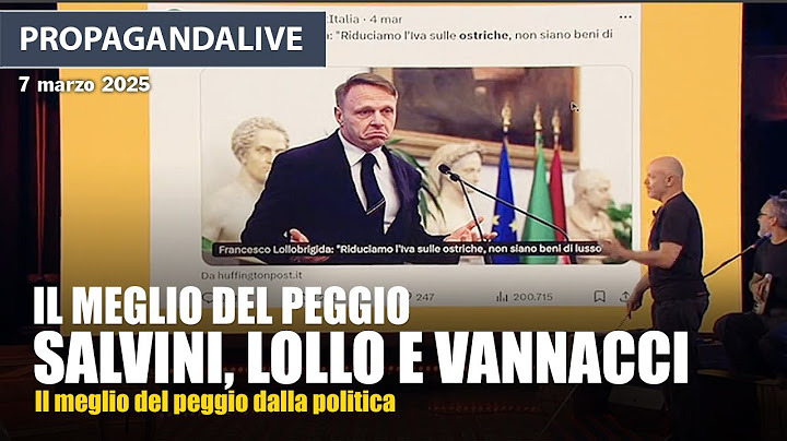 Propagandalive, il meglio del peggio: Salvini, Lollobrigida e Vannacci