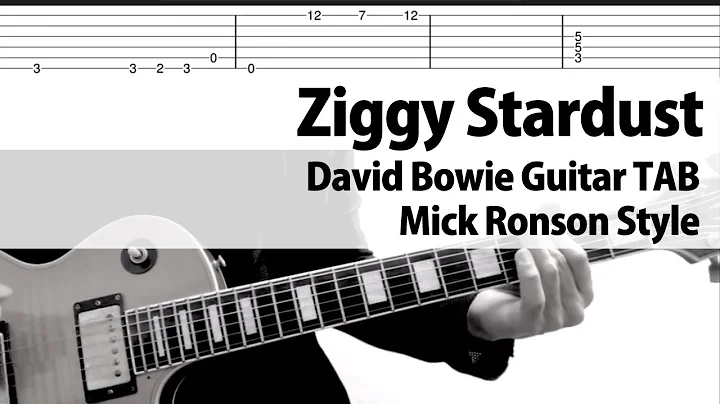 TABZiggy Stardust David Bowie Guitar Cover Mick Ronson Style