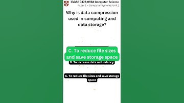 iGCSE Computer Science 0478 0984 Paper 1 Unit 1 q067 v1