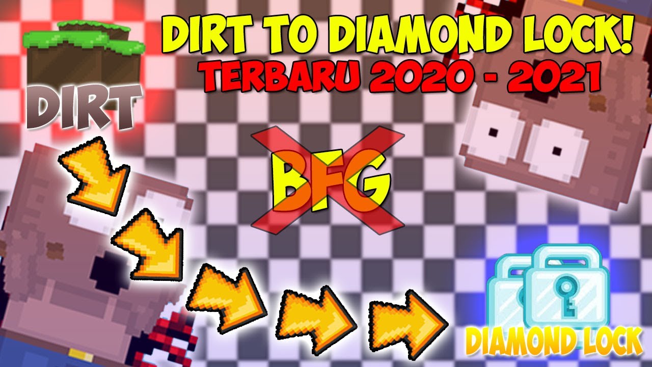 DIRT TO DL 2020 TERBARU GAMPANG [NO BFG] - Growtopia Dirt To DL