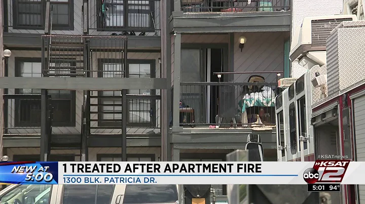 1 treated for smoke inhalation in apartment fire on North Side