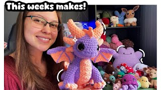 My New Favorite Pattern! 🐲 Plushies I Have Made This Week 🧶