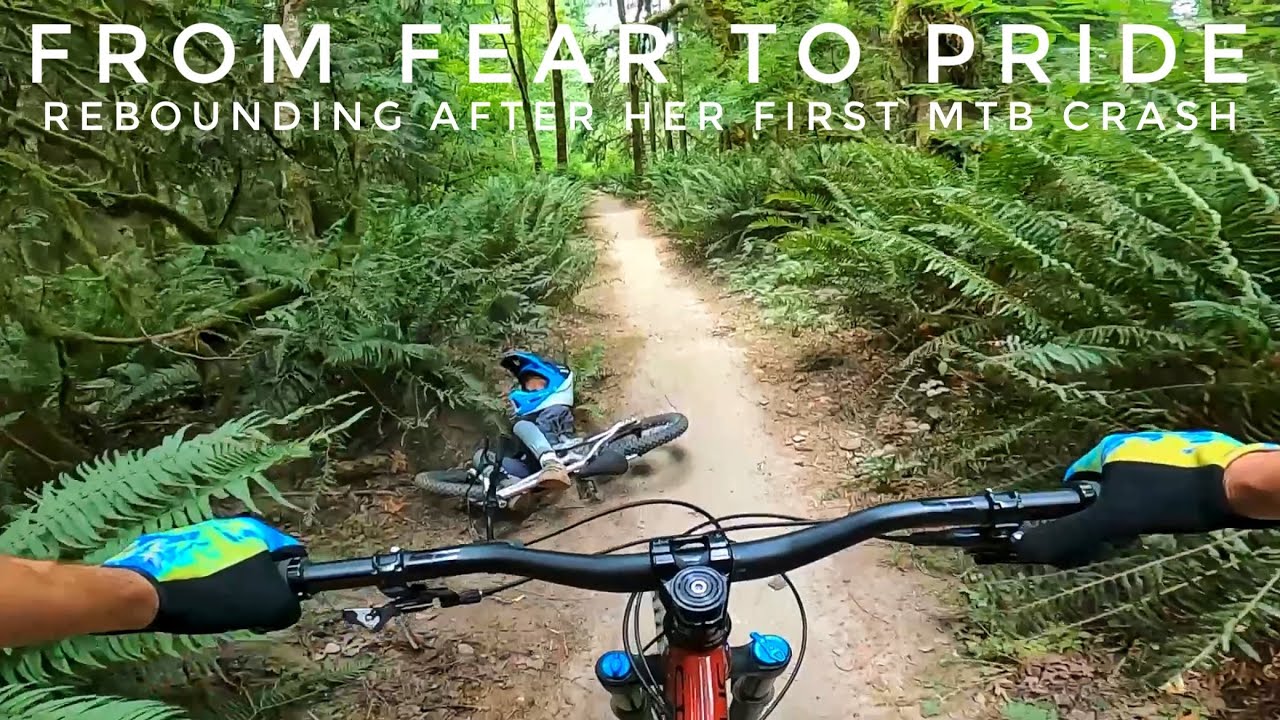 Dad Helps 4 Yo Daughter Work Through Her First Mtb Crash Resiliance 