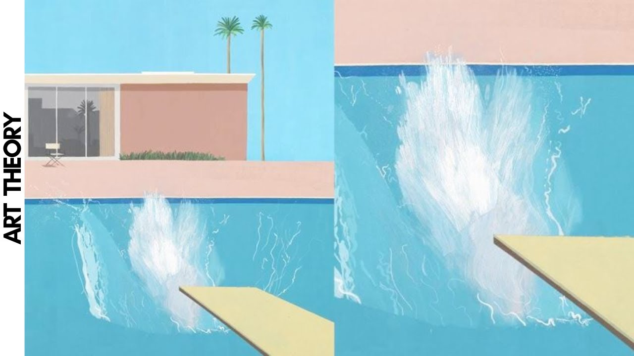 What is the meaning behind David Hockney's A Bigger Splash ?