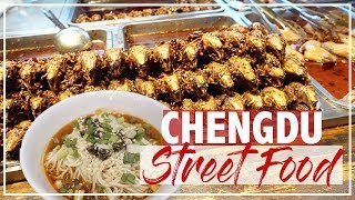 AMAZING Chinese STREET FOOD Tour in Chengdu, Sichuan, China | Best Street Food in China