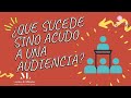 ¿Qué sucede sino acudo a una audiencia?