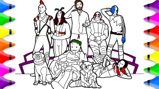 Guardians of the Galaxy 3 Coloring Pages