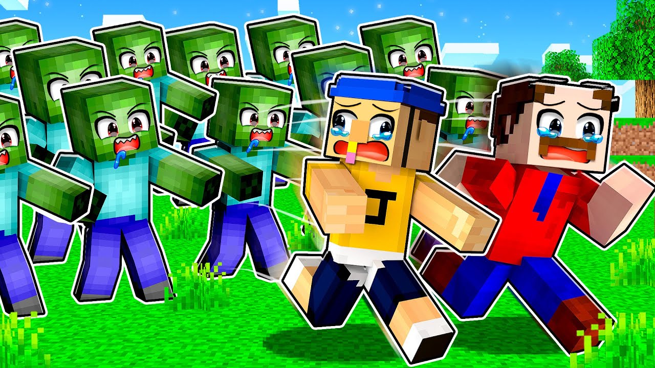 Jeffy Survives 937,843,739 ZOMBIES in Minecraft!