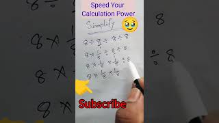 🔥Speed Your Calculation power//Simplify Short Tricky//Best Simplify Tricks