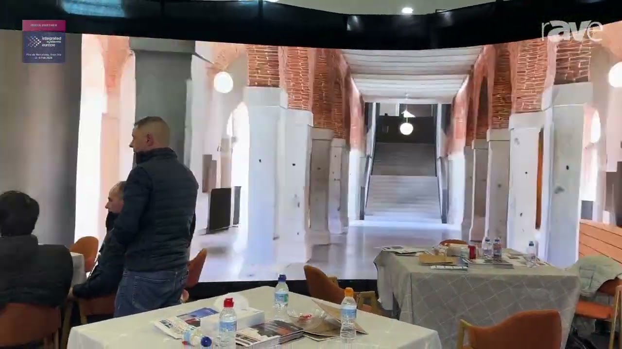 ISE 2026: SoStron Showcases XR LED Display in Virtual Restaurant Scene