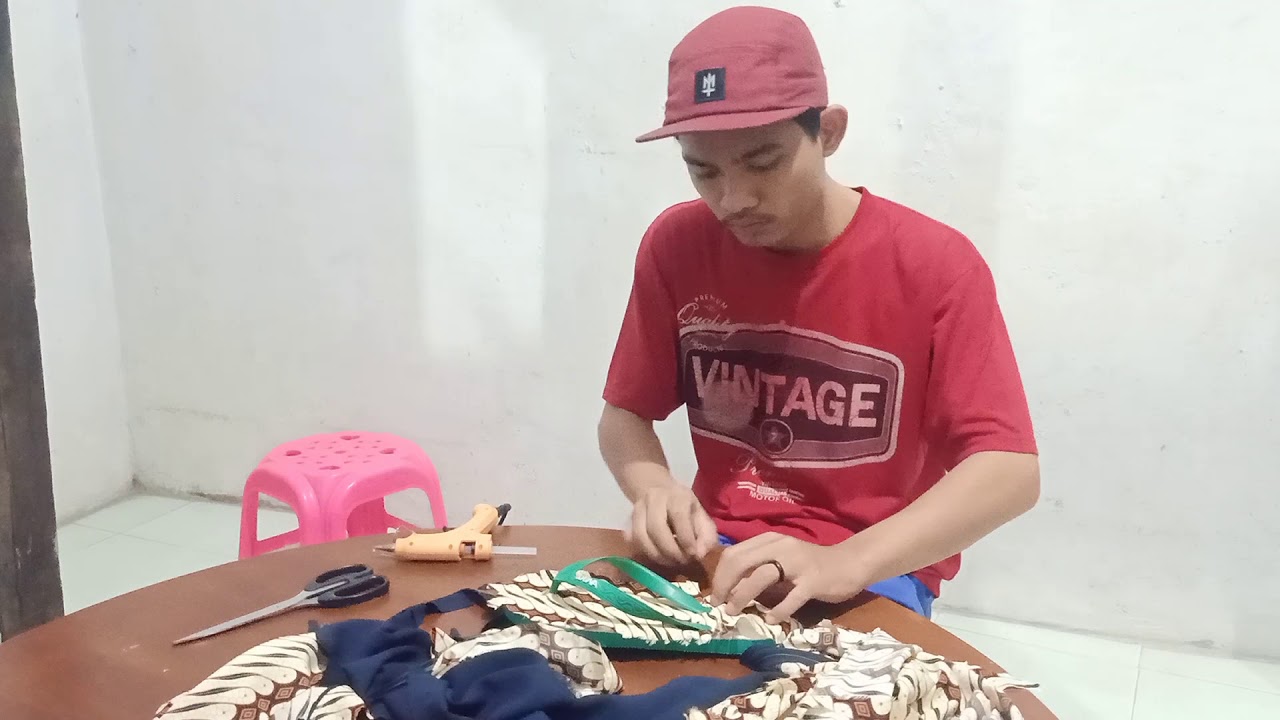 Tutorial Menghias Sandal  Jepit  Yang Sederhana YouTube