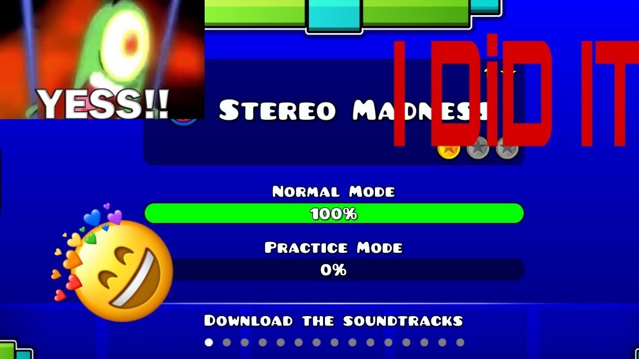 I FiNaLlY DiD It!!!COMPLETED A LEVEL OF GEOMETRY DASH LITE - YouTube