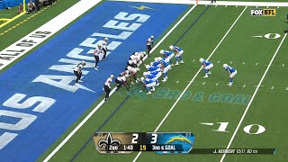 J.K. Dobbins punches it in to extend the Charger's lead