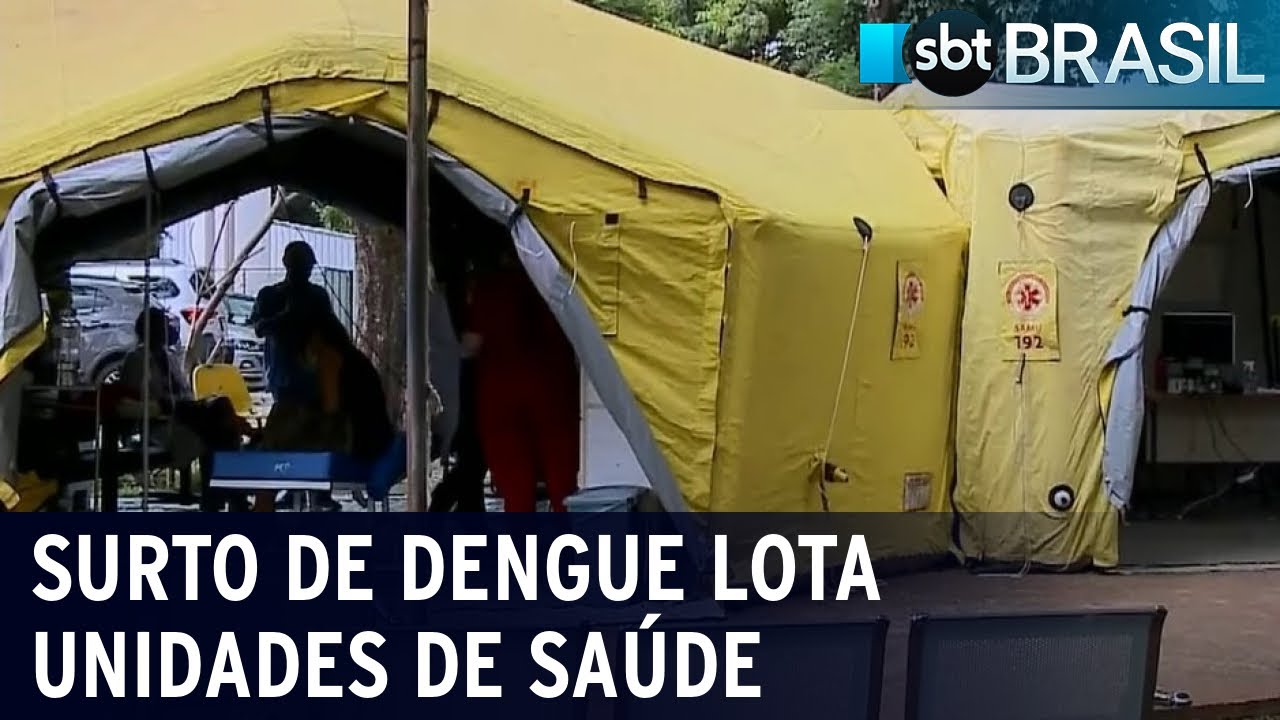 Em 4 meses, Brasil soma quase total de casos de dengue registrados em 2021 | SBT Brasil (03/05/22)