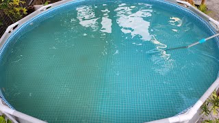 Solusyon sa madumi, malumot at malabong tubig sa pool #intex #swimmingpool #minipool