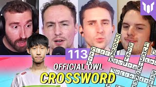 Can we complete the OWL CROSSWORD puzzle!? — Plat Chat Ep. 113