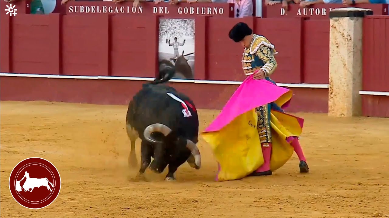 Ginés Marín, primer toro, Málaga 19-08-24