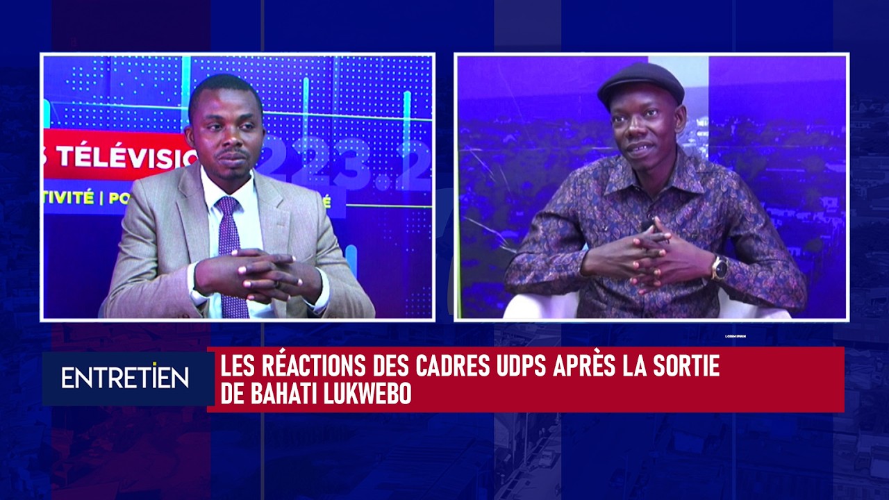 LES REACTIONS DES CADRES UDPS APRES LA SORTIE DE BAHATI LUKWEBO