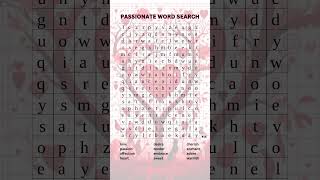 VALENTINE VOYAGE Valentine Word Search Puzzle #16