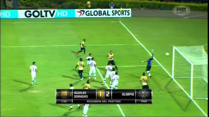 Copa Sudamericana: Aguilas Doradas 1 vs Olimpia 2