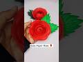 Paper Rose DIY 🌹 #rose #papercraft #paperflower #flowers #craft #diycrafts @tinkerartist