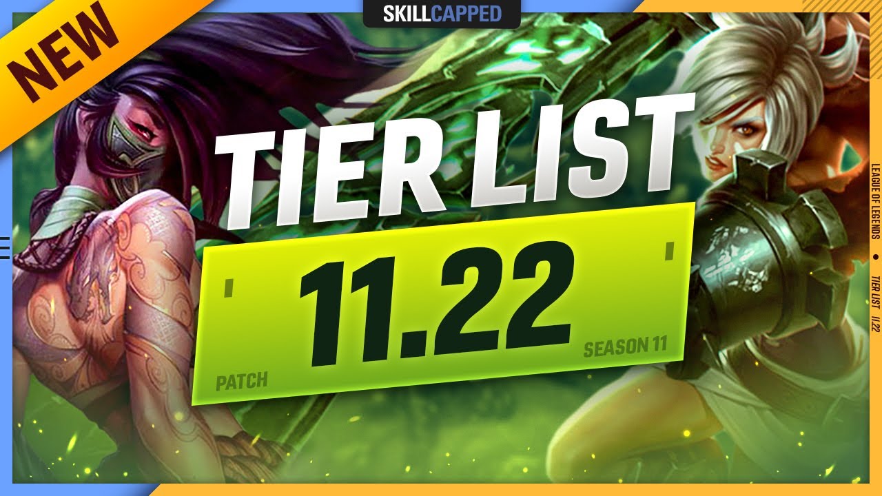 LoL 13.22 Patch Tier List - Best Champions, New Meta Guide