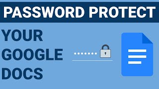 How to Set Security Password on your Google Drive App 