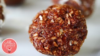 No Bake Chocolate Donut Recipe - Raw Food Recipes - Шоколадные шарики без выпечки No Bake Chocolate Donut Recipe - Raw Food Recipes - Шоколадные шарики без выпечки