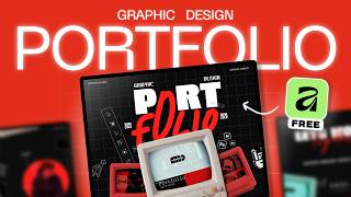 How to create a Graphic Design PORTFOLIO in 2026 | Step by Step Tutorial 2026!