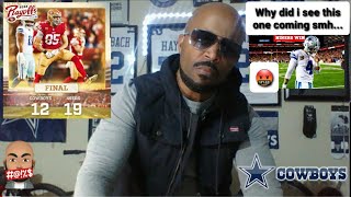 Same Ole Dallas Cowboys losing to the 49ers| Live Reaction