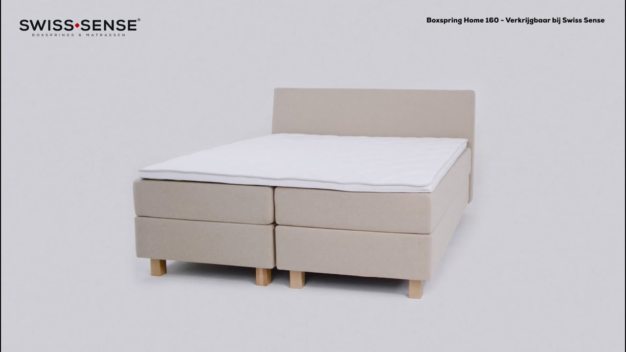 Periodiek Marine Rouwen Productvideo Boxspring Home 160 | Swiss Sense - YouTube