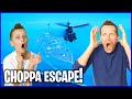 GREAT ESCAPE WITH THE  NEW CHOPPA WITH RONALD!!!