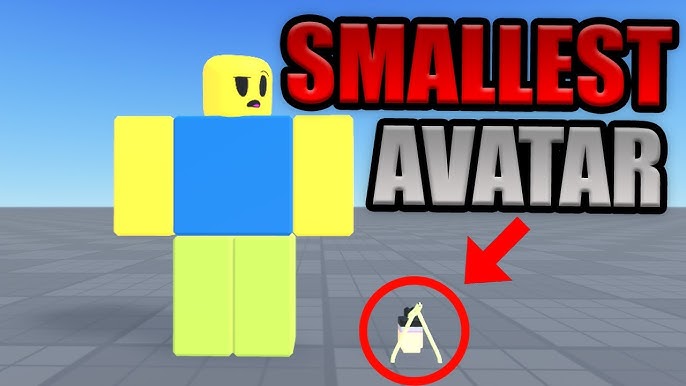 Smallest Avatar in Roblox and Smallest Hitbox Avatar 