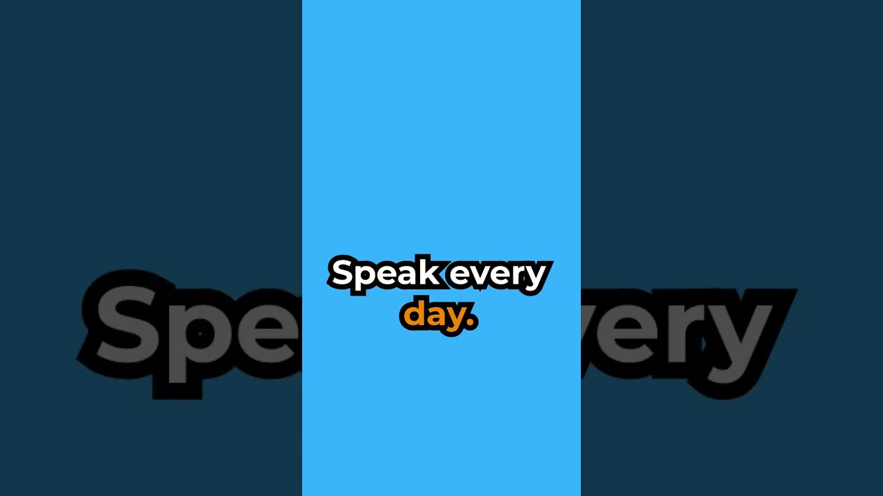 The Secret To Speaking English FAST No Grammar Needed Englishforbeginners Englishlearningclass